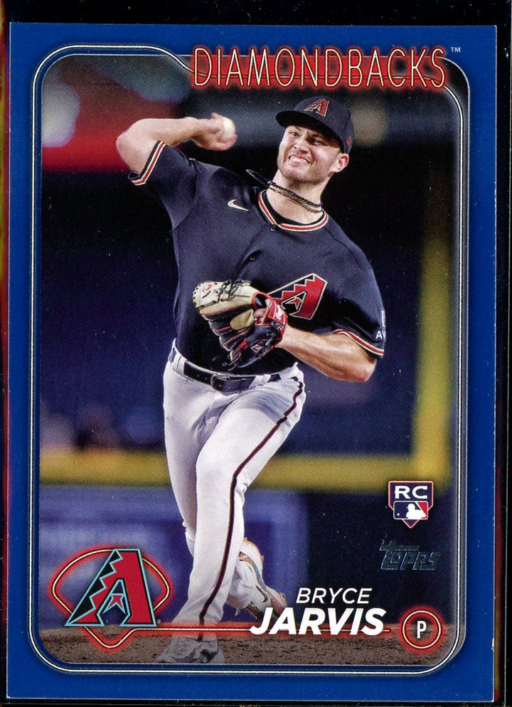 2024 Topps Chrome #75 Bryce Jarvis Blue Sonar Refractor #/125