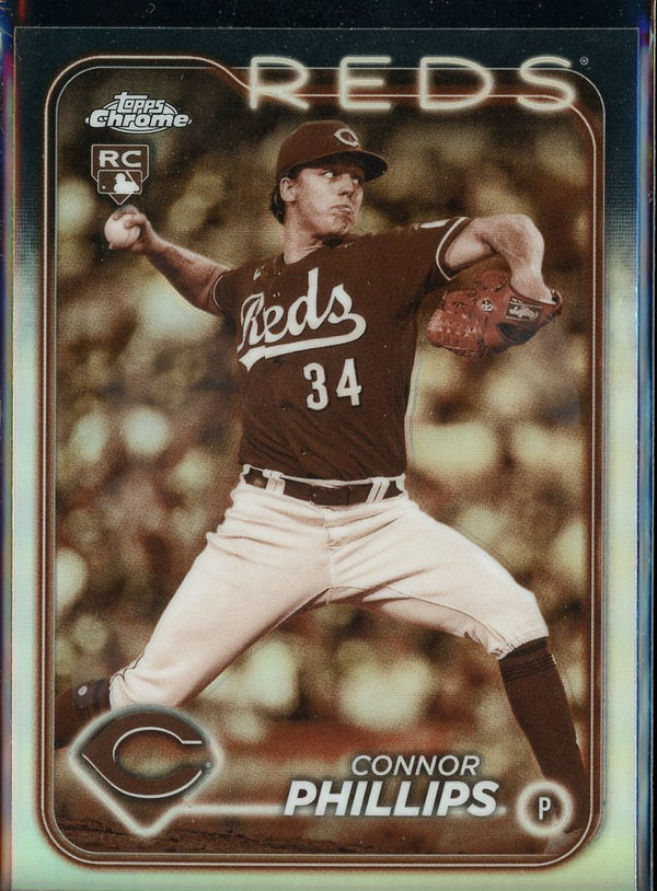 2024 Topps Chrome #20 Connor Phillips Sepia Refractors