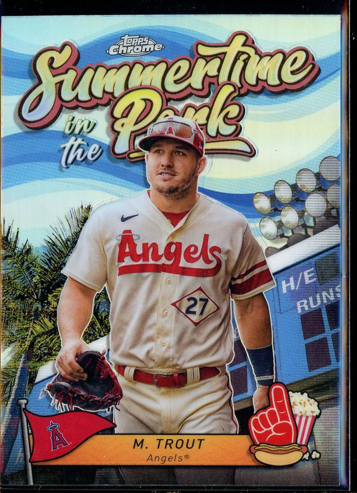 2024 Topps Chrome #SITP-10 Mike Trout Summertime in the Park