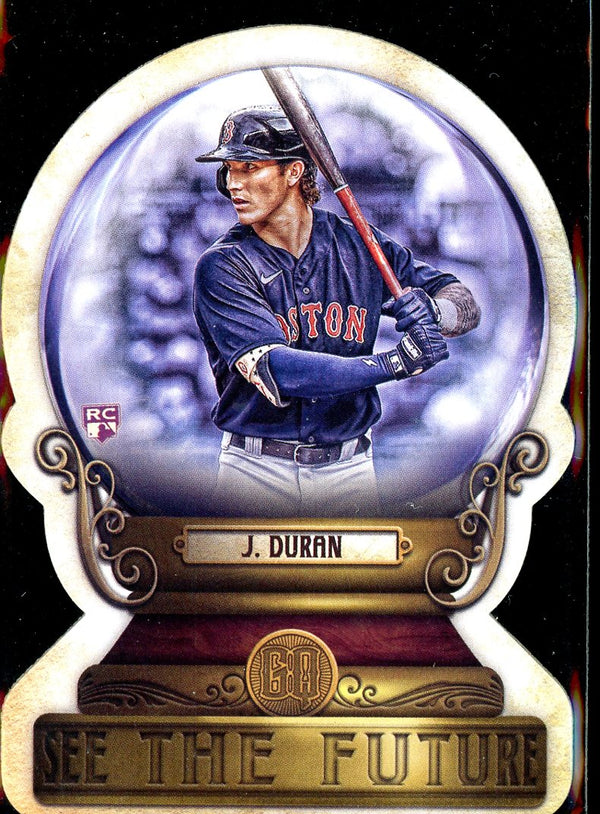 2022 Topps Gypsy Queen #CG-5 Jarren Duran Crystal Gazing Die Cut