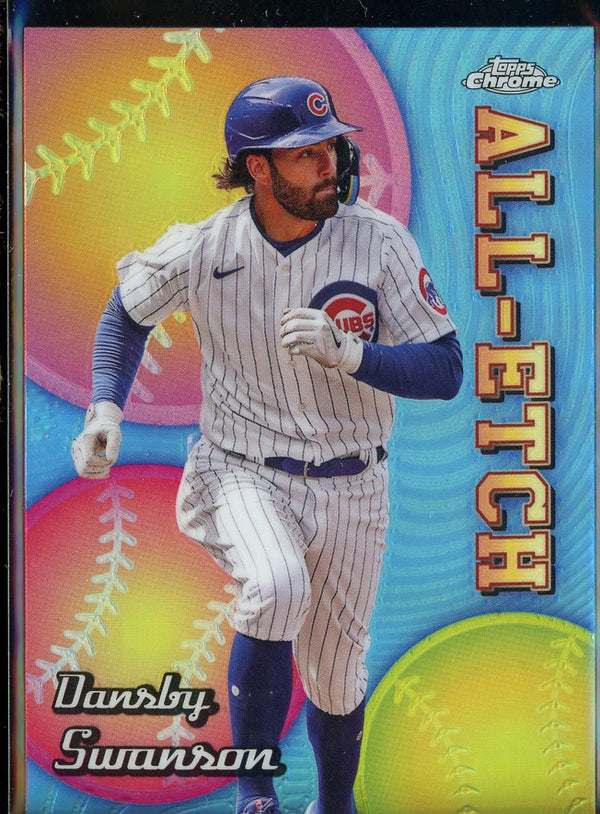 2024 Topps Chrome #CAE-18 Dansby Swanson Chrome All Etch