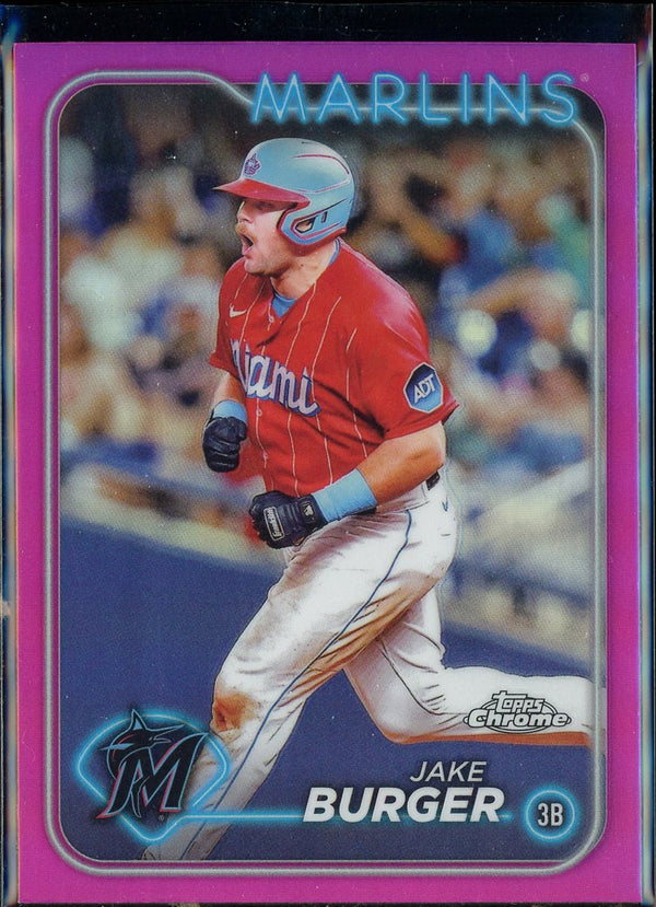 2024 Topps #125 Jake Burger #125 Pink