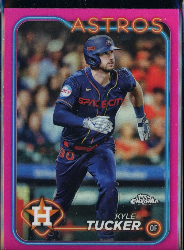 2024 Topps Chrome #112 Kyle Tucker Pink Refractor