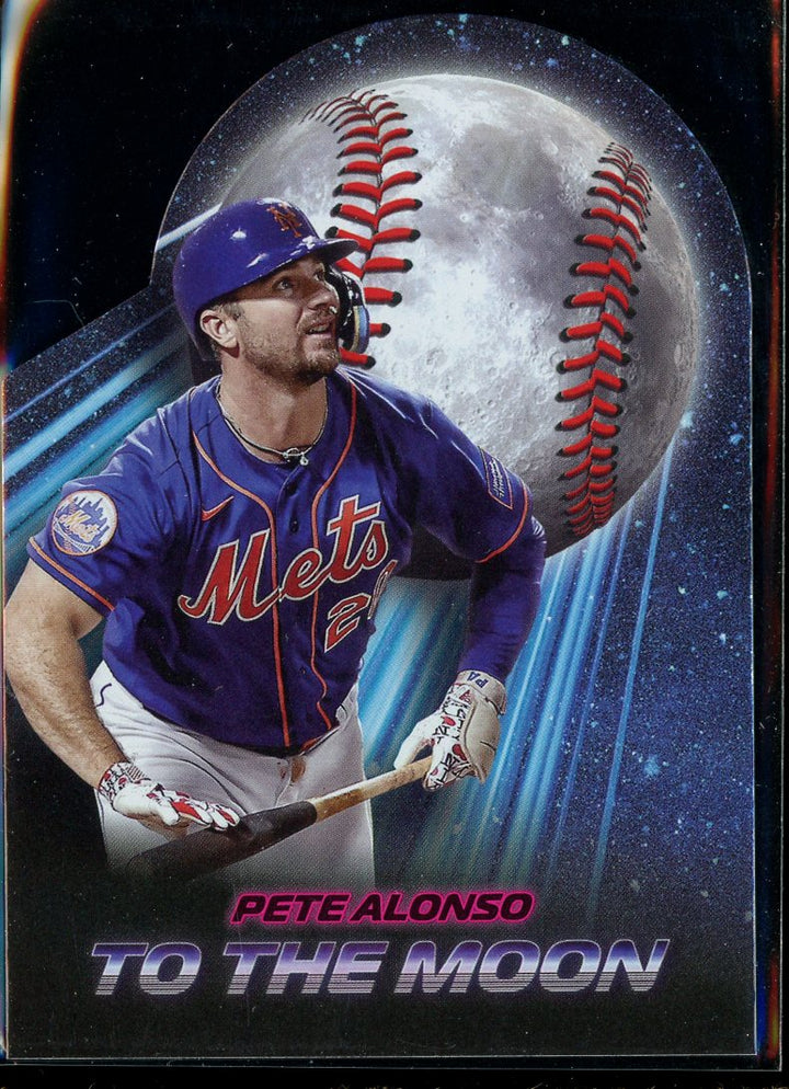 2024 Topps Big League #TM-4 Pete Alonso To the Moon Die Cuts