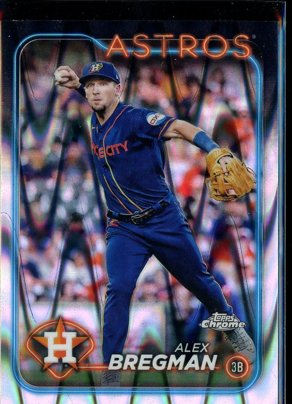 2024 Topps Chrome #53 Alex Bregman Raywave Refractors