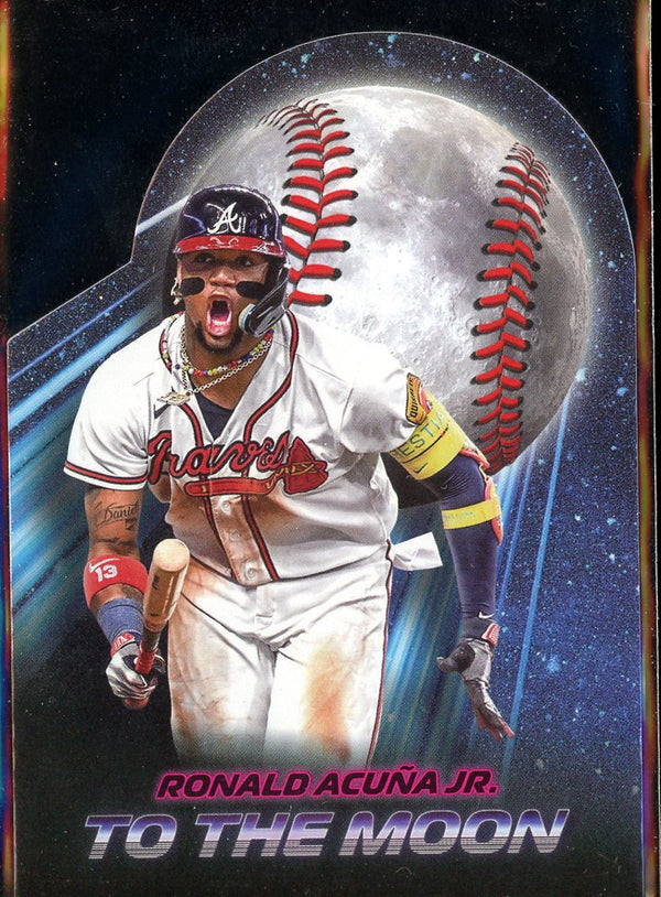 2024 Topps Big League #TM-2 Ronald Acuña Jr. To the Moon Die Cuts