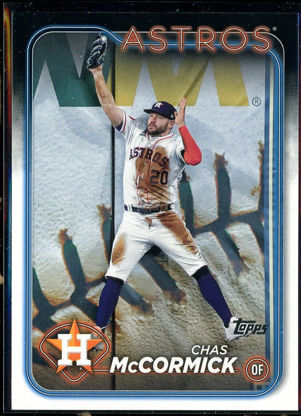 2024 Topps #203 Chas McCormick Rainbow Foil