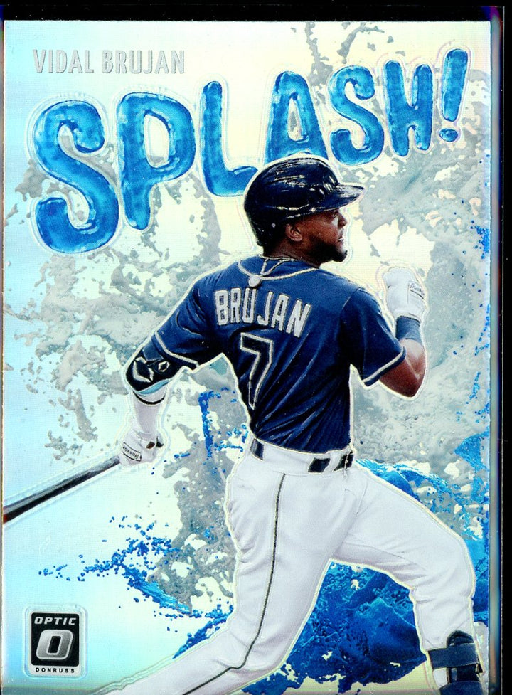 2022 Donruss Optic #SP-2 Vidal Brujan Splash Holo Prizm