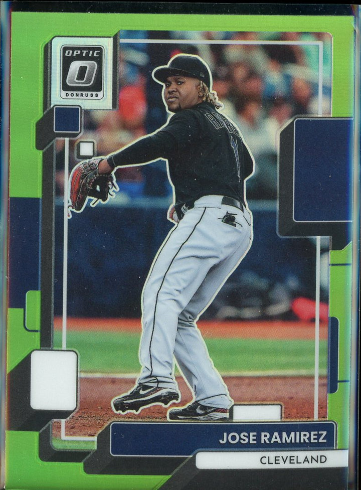 2022 Donruss Optic #196 Jose Ramirez Quantum Prizm