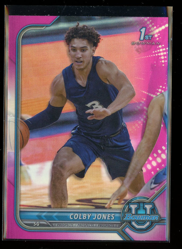 2021-22 Bowman University #69 Colby Jones Pink