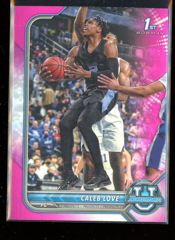 2021-22 Bowman University #80 Caleb Love