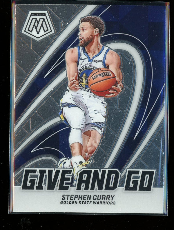 2023-24 Panini Mosaic #1 Stephen Curry Give and Go