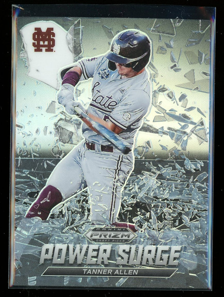 2021 Panini Prizm Draft Picks #PS-TA Tanner Allen Power Surge