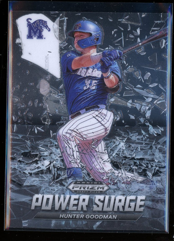 2021 Panini Prizm Draft Picks #PS-HG Hunter Goodman Power Surge