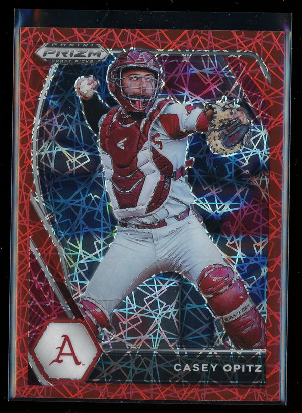 2021 Panini Prizm Draft Picks #PDP200 Casey Opitz Red Velocity Prizm