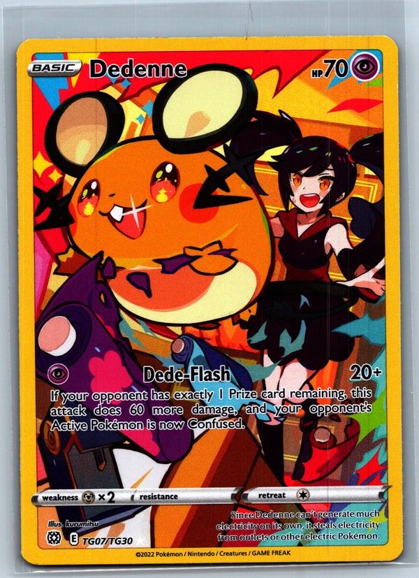 SWSH09: Brilliant Stars Trainer Gallery #TG07/TG30 Dedenne