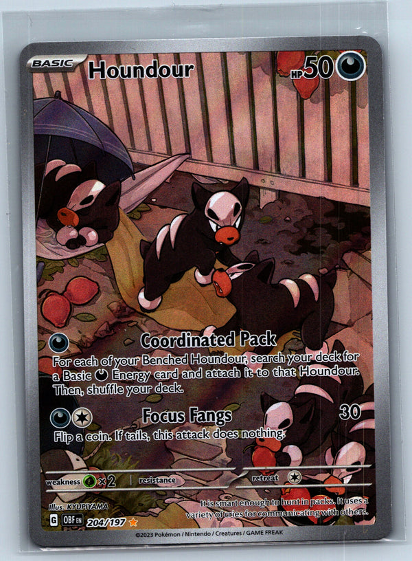 SV03: Obsidian Flames #204/197 Houndour