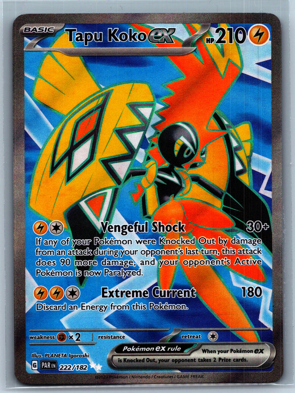 SV04: Paradox Rift #222/182 Tapu Koko ex