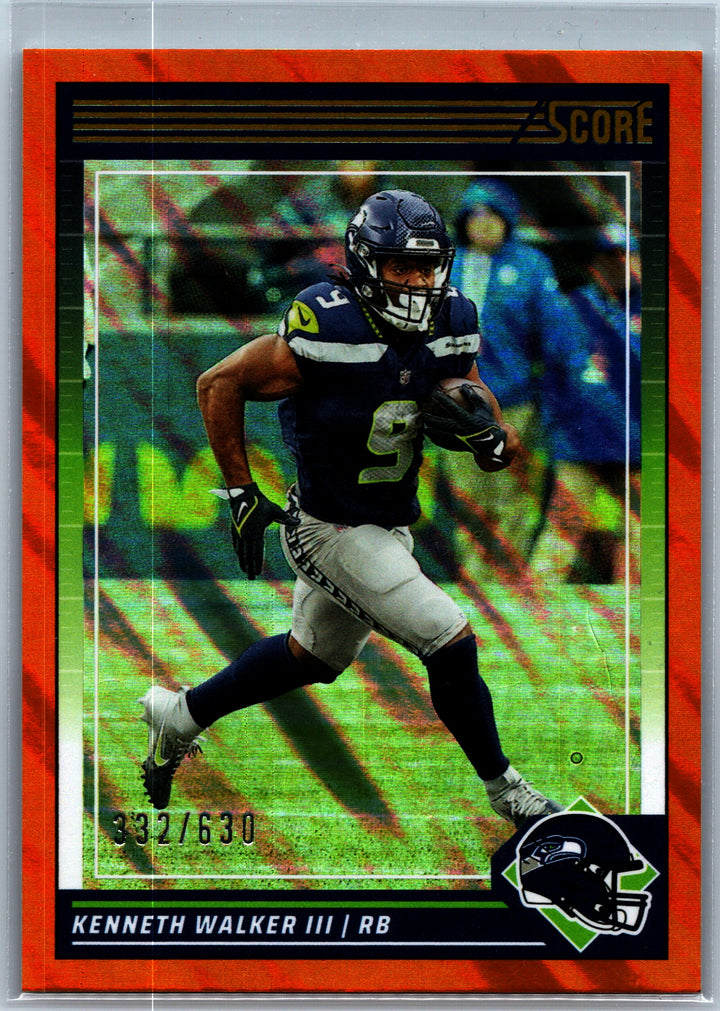 2024 Score #255 Kenneth Walker III Lava #/630