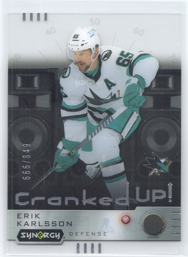 2023-24 Upper Deck Synergy #CR-EK Erik Karlsson Cranked Up #/849