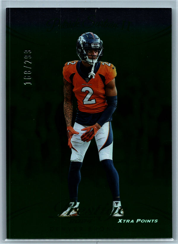 2024 Panini Prestige #91 Patrick Surtain II Green Xtra Points #/299