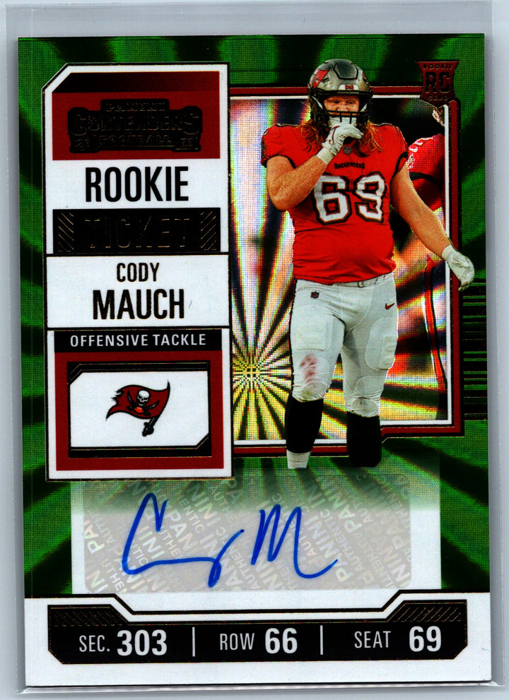 2023 Panini Contenders #169 Cody Mauch