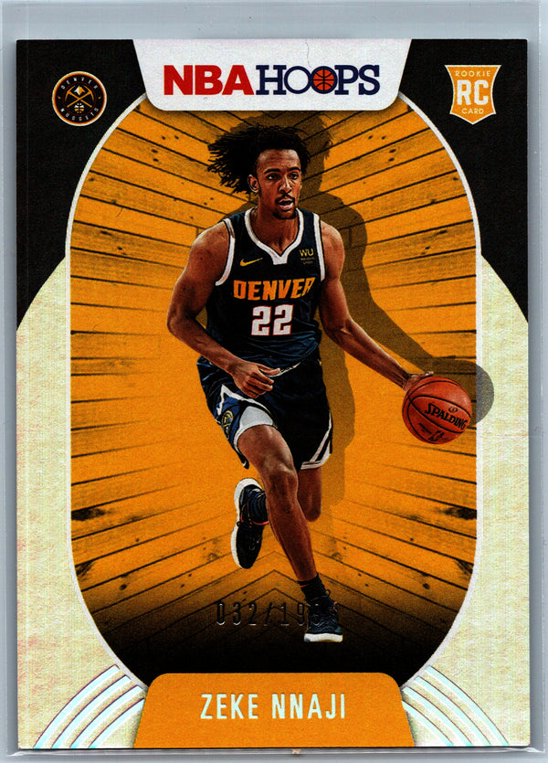 2020-21 Hoops #235 Zeke Nnaji Premium Box Set #/199