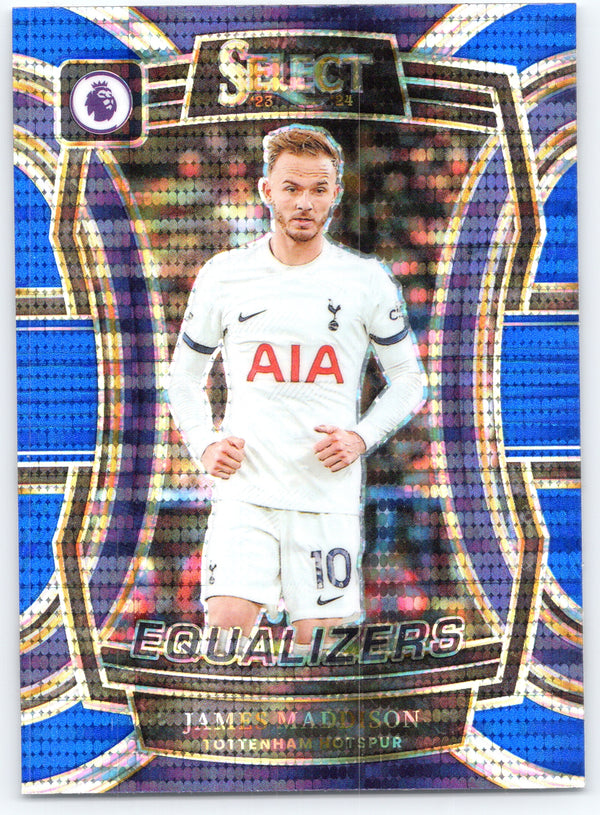 2023-24 Panini Select Premier League #18 James Maddison Equalizers Blue Pulsar