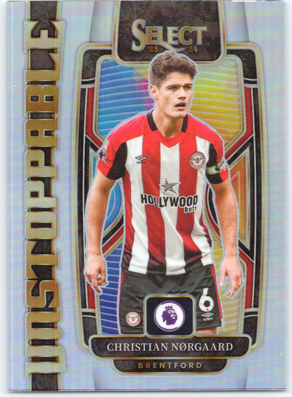 2023-24 Panini Select Premier League #22 Christian Norgaard Unstoppable