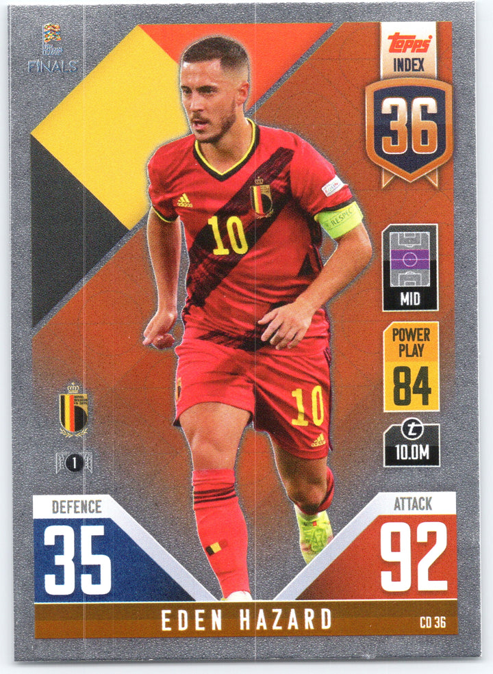 2022-23 Topps Match Attax 101 Road to UEFA #CD36 Eden Hazard