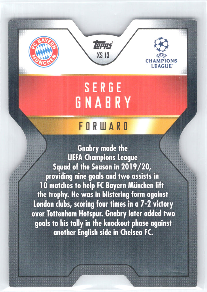 2021-22 Topps Match Attax Champions & Europa - Pro Elite #XS13 Serge Gnabry