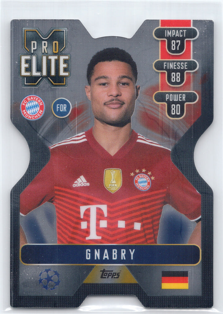 2021-22 Topps Match Attax Champions & Europa - Pro Elite #XS13 Serge Gnabry