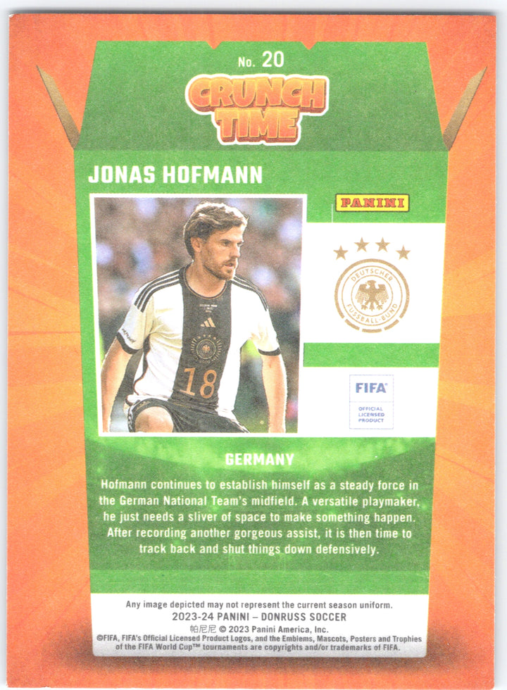 2023-24 Donruss #20 Jonas Hofmann Crunch Time