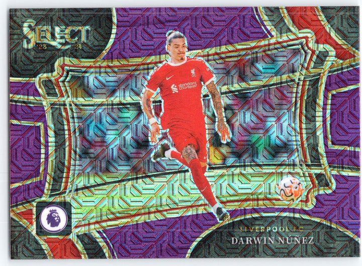 2023-24 Panini Select Premier League #211 Darwin Nunez Purple Mojo