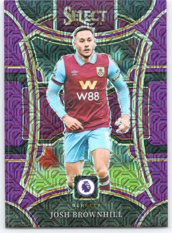 2023-24 Panini Select Premier League #128 Josh Brownhill Purple Mojo