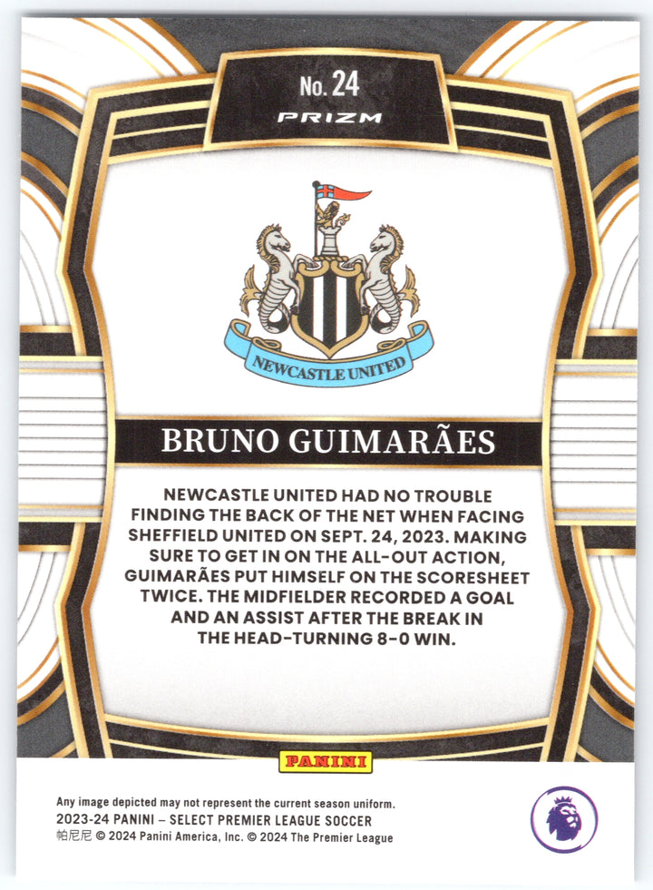 2023-24 Panini Select Premier League #24 Bruno Guimaraes Equalizers