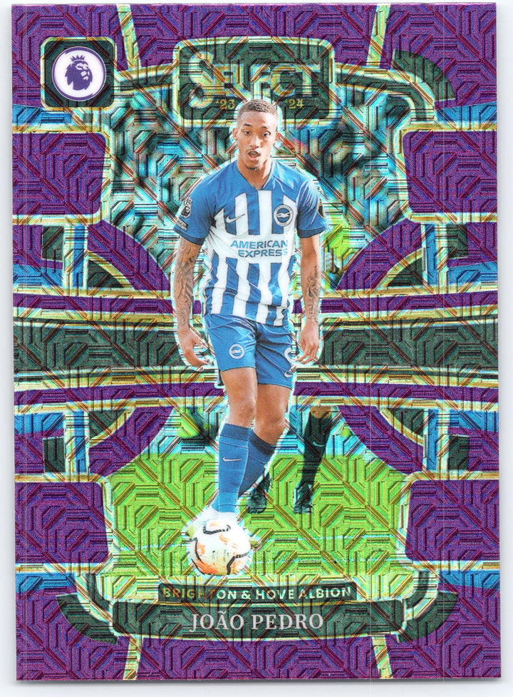 2023-24 Panini Select Premier League #21 Joao Pedro Purple Mojo