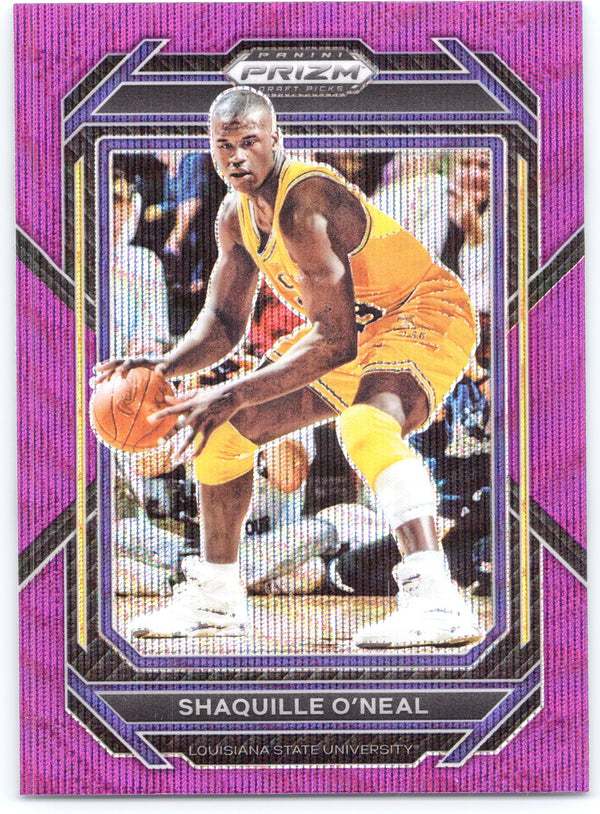 2023 Panini Prizm Draft Picks #92 Shaquille O'Neal Purple Wave