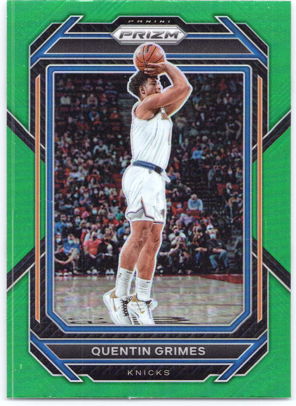 2022-23 Panini Prizm #15 Quentin Grimes Prizms Green