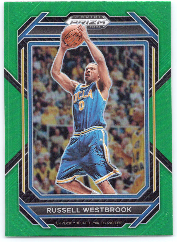 2023 Panini Prizm Draft Picks #55 Russell Westbrook Green