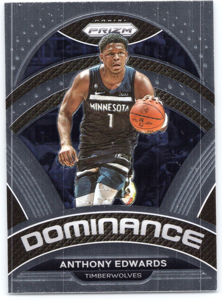 2022-23 Panini Prizm #17 Anthony Edwards Dominance