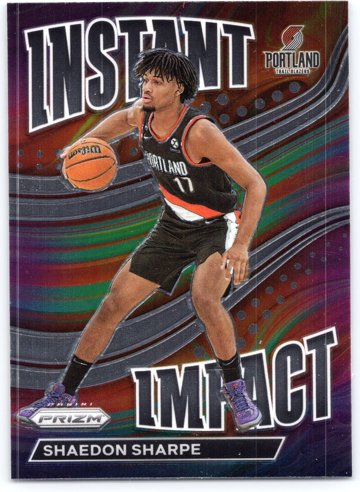 2022-23 Panini Prizm #14 Shaedon Sharpe Instant Impact