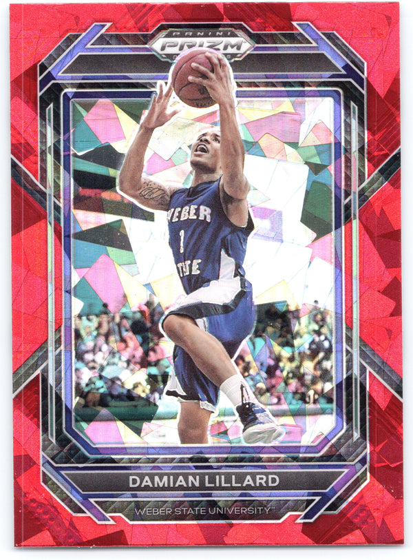 2023 Panini Prizm Draft Picks #89 Damian Lillard Red Ice