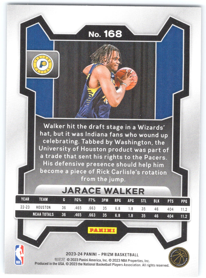 2023-24 Panini Prizm #168 Jarace Walker