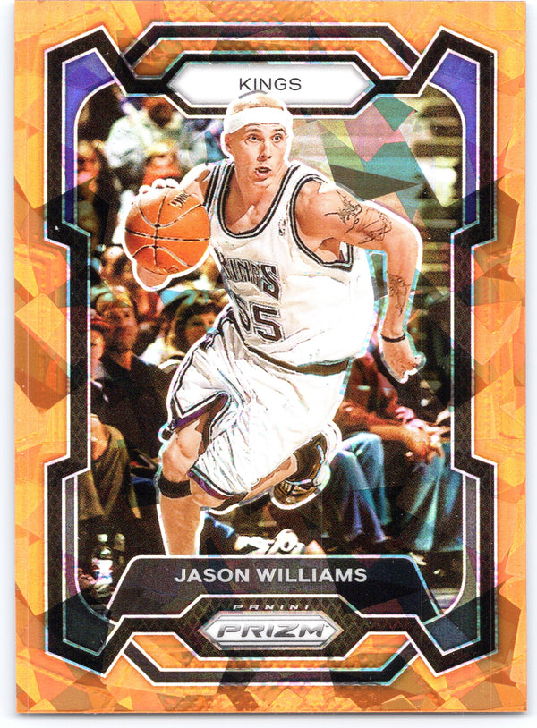 2023-24 Panini Prizm #197 Jason Williams Prizms Orange Ice