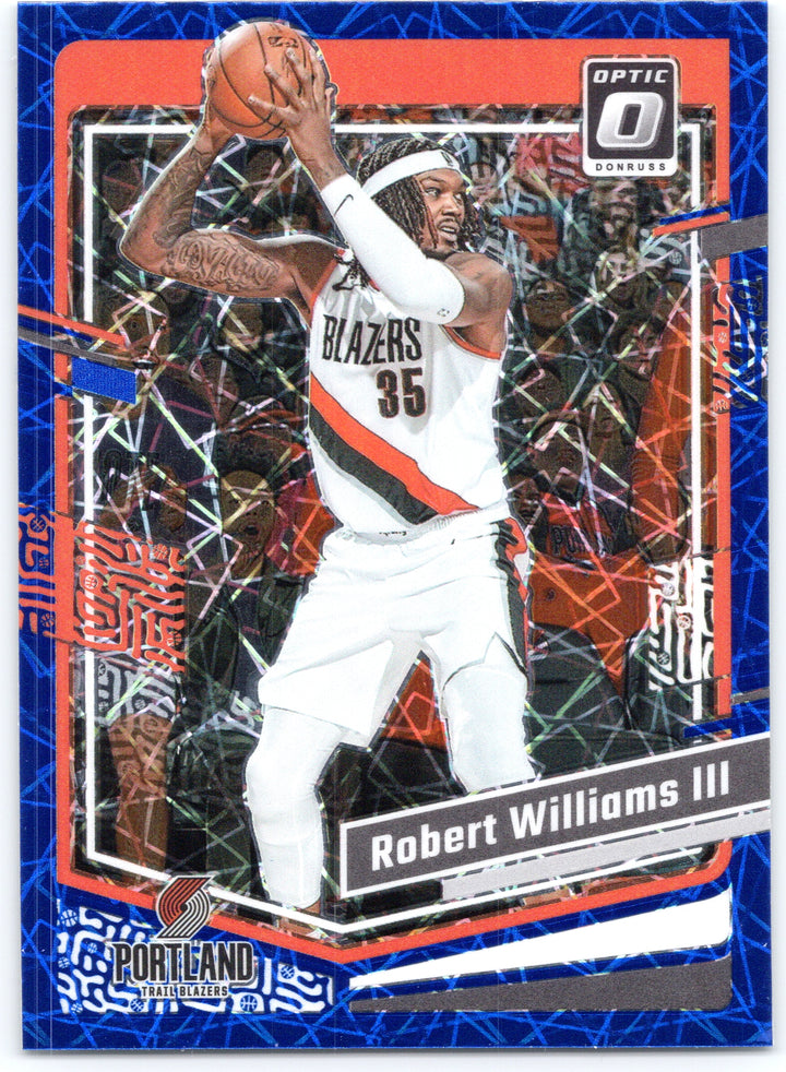 2023-24 Donruss Optic #87 Robert Williams III Blue Velocity