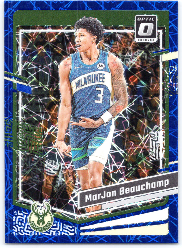 2023-24 Donruss Optic #119 MarJon Beauchamp Blue Velocity