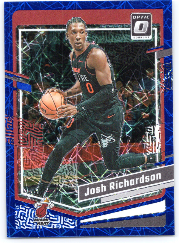 2023-24 Donruss Optic #98 Josh Richardson Blue Velocity