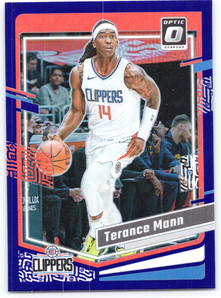 2023-24 Donruss Optic #71 Terance Mann Blue #/49