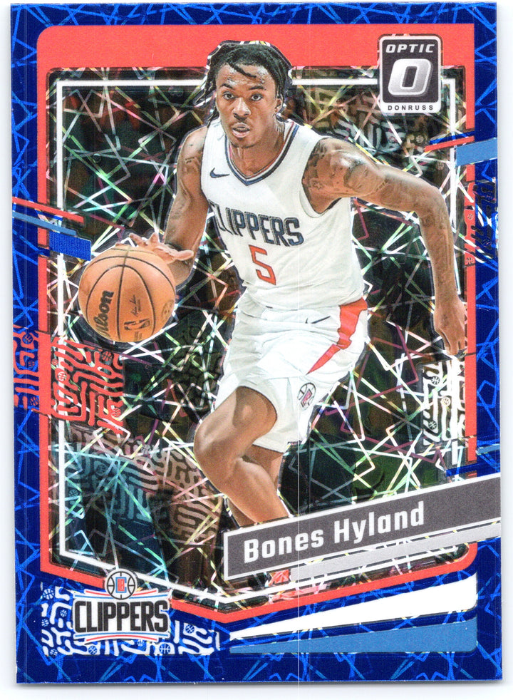 2023-24 Donruss Optic #50 Bones Hyland Blue Velocity